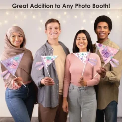 Big Dot Of Happiness Beautiful Butterfly - Triangle Floral Baby Shower Or Birthday Party Photo Props - Pennant Flag Centerpieces - Set Of 20 -Anagram Shop GUEST 9ad62e39 a6ea 4160 a940 02dc823ead94