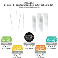 Big Dot Of Happiness Still Got Class - Dessert Cupcake Toppers - High School Reunion Party Clear Treat Picks - Set Of 24 -Anagram Shop GUEST 9af9d8e4 517a 4a40 9d79 03da2f7b3064