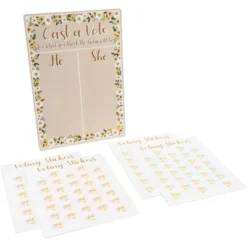 Sparkle And Bash Gender Reveal Party Game, Cast Your Vote Board Stand 120 Boy Or Girl Voting Stickers Baby Shower -Anagram Shop GUEST 9b5d8d8e 3b14 4a9a a87f d91a9b8b7805