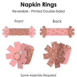 Big Dot Of Happiness Bride Squad - Rose Gold Bridal Shower Or Bachelorette Party Paper Napkin Holder - Napkin Rings - Set Of 24 10 Big Dot Of Happiness Bride Squad - Rose Gold Bridal Shower Or Bachelorette Party Paper Napkin Holder - Napkin Rings - Set Of 24 -Anagram Shop GUEST 9c2c5512 21d7 4065 bed7 dd390a8a5ebc