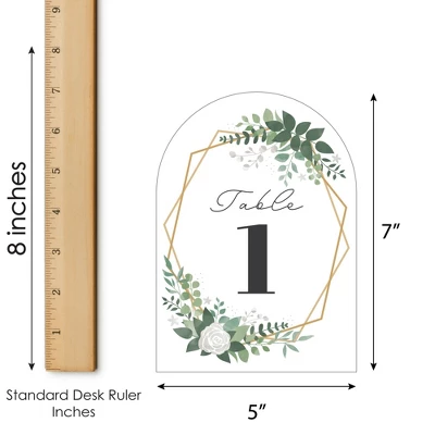 Big Dot Of Happiness Boho Botanical Bride - Greenery Bridal Shower And Wedding Party Double-Sided 5 X 7 Inches Cards - Table Numbers - 1-20 6 Big Dot Of Happiness Boho Botanical Bride - Greenery Bridal Shower And Wedding Party Double-Sided 5 X 7 Inches Cards - Table Numbers - 1-20 - Image 6