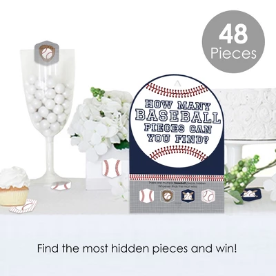 Big Dot Of Happiness Batter Up - Baseball - Baby Shower Or Birthday Party Scavenger Hunt - 1 Stand And 48 Game Pieces - Hide And Find Game 1 Big Dot Of Happiness Batter Up - Baseball - Baby Shower Or Birthday Party Scavenger Hunt - 1 Stand And 48 Game Pieces - Hide And Find Game