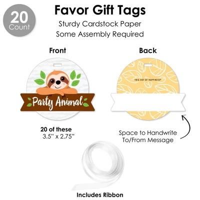 Big Dot Of Happiness Let’s Hang - Sloth - Baby Shower Or Birthday Party Favors And Cupcake Kit - Fabulous Favor Party Pack - 100 Pieces 5 Big Dot Of Happiness Let’s Hang - Sloth - Baby Shower Or Birthday Party Favors And Cupcake Kit - Fabulous Favor Party Pack - 100 Pieces - Image 5