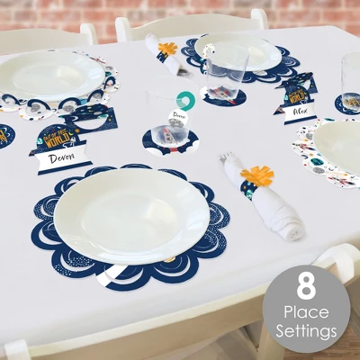 Big Dot Of Happiness Blast Off To Outer Space - Rocket Ship Baby Shower Or Birthday Party Paper Charger & Table Decorations Chargerific Kit For 8 1 Big Dot Of Happiness Blast Off To Outer Space - Rocket Ship Baby Shower Or Birthday Party Paper Charger & Table Decorations Chargerific Kit For 8