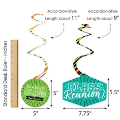 Big Dot Of Happiness Still Got Class - High School Reunion Party Hanging Decor - Party Decoration Swirls - Set Of 40 10 Big Dot Of Happiness Still Got Class - High School Reunion Party Hanging Decor - Party Decoration Swirls - Set Of 40 -Anagram Shop GUEST 9f1326d1 161c 40d9 bf6b d799aff73253