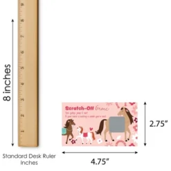 Big Dot Of Happiness Run Wild Horses - Pony Birthday Party Game Scratch Off Cards - 22 Count -Anagram Shop GUEST 9fb9bb70 b822 404a 9f7f cb990378e35c