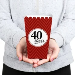 Big Dot Of Happiness We Still Do - Ruby - 40th Wedding Anniversary Party Favors Popcorn Treat Boxes - Set Of 12 -Anagram Shop GUEST 9fe1a567 12cc 4ee6 817a 71abe6b18323