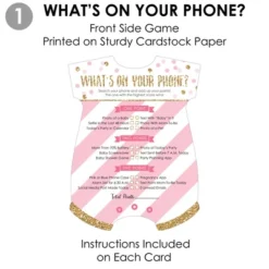 Big Dot Of Happiness Little Princess Crown - 2-in-1 Pink And Gold Princess Baby Shower Cards - Activity Duo Games - Set Of 20 9 Big Dot Of Happiness Little Princess Crown - 2-in-1 Pink And Gold Princess Baby Shower Cards - Activity Duo Games - Set Of 20 -Anagram Shop GUEST 9fe2c307 f141 425e 9daf 88f9430465a7