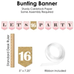 Big Dot Of Happiness Sweet 16 - 16th Birthday Party Supplies Decoration Kit - Decor Galore Party Pack - 51 Pieces -Anagram Shop GUEST a0c783e5 516c 4ac0 b87b ded895fe0f63