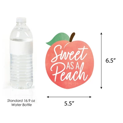 Big Dot Of Happiness Sweet As A Peach - Decorations DIY Fruit Themed Baby Shower Or Birthday Party Essentials - Set Of 20 3 Big Dot Of Happiness Sweet As A Peach - Decorations DIY Fruit Themed Baby Shower Or Birthday Party Essentials - Set Of 20 - Image 3