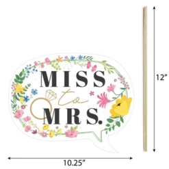Big Dot Of Happiness Funny Wildflowers Bride - Boho Floral Bridal Shower And Wedding Party Photo Booth Props Kit - 10 Piece -Anagram Shop GUEST a1a3a0c5 9f66 438b 92c0 d4e7dc3c5438