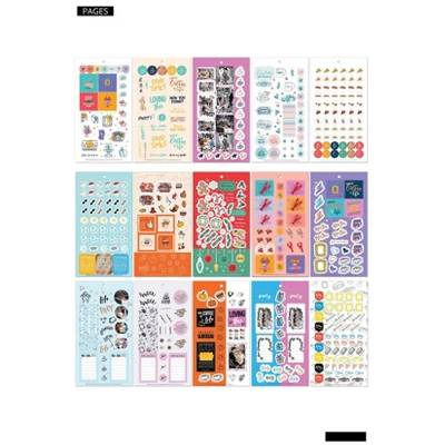 Warner Bros. Friends 1000ct Planner Sticker Book 2 Warner Bros. Friends 1000ct Planner Sticker Book - Image 2