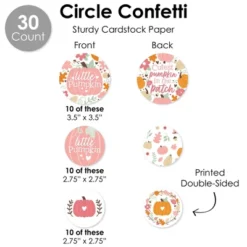 Big Dot Of Happiness Girl Little Pumpkin - Fall Birthday Party Or Baby Shower Supplies Decoration Kit - Decor Galore Party Pack - 51 Pieces 11 Big Dot Of Happiness Girl Little Pumpkin - Fall Birthday Party Or Baby Shower Supplies Decoration Kit - Decor Galore Party Pack - 51 Pieces -Anagram Shop GUEST a23f1c81 f022 4d9d 88b0 1500b5f53a67