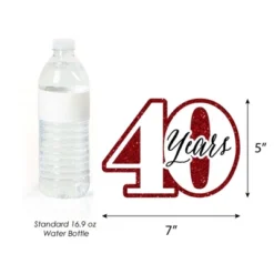 Big Dot Of Happiness We Still Do - 40th Wedding Anniversary - Decorations DIY Anniversary Party Essentials - Set Of 20 -Anagram Shop GUEST a299cad2 2cbc 4949 a94a c883444de681