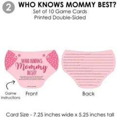 Big Dot Of Happiness Baby Girl - 4 Pink Baby Shower Games - 10 Cards Each - Gamerific Bundle -Anagram Shop GUEST a3305101 c998 4f0e b557 0564fd4c6cd8