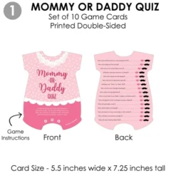 Big Dot Of Happiness Baby Girl - 4 Pink Baby Shower Games - 10 Cards Each - Gamerific Bundle -Anagram Shop GUEST a36a60eb d291 42d3 b757 49a88d6472a0