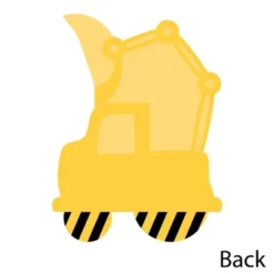 Big Dot Of Happiness Construction Truck - Shaped Thank You Cards - Baby Shower Or Birthday Party Thank You Note Cards With Envelopes - Set Of 12 -Anagram Shop GUEST a36de4cd 5de9 448d a267 ee8b738a6bdd