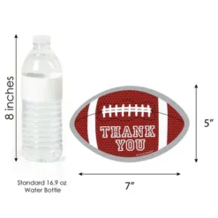 Big Dot Of Happiness End Zone - Football - Shaped Thank You Cards - Baby Shower Or Birthday Party Thank You Note Cards With Envelopes - Set Of 12 -Anagram Shop GUEST a383e74d 1dab 4e64 bf44 48dc72a727ed