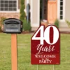 Big Dot Of Happiness We Still Do - 40th Wedding Anniversary - Party Decorations - Anniversary Party Welcome Yard Sign