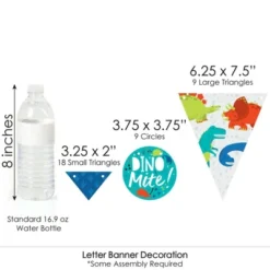 Big Dot Of Happiness Roar Dinosaur - Dino Mite T-Rex Baby Shower Letter Banner Decoration - 36 Banner Cutouts And Baby Shower Banner Letters -Anagram Shop GUEST a485f95d d703 40bb 8641 5f9602a8e27f