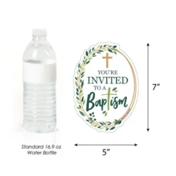 Big Dot Of Happiness Baptism Elegant Cross - Shaped Fill-in Invitations - Religious Party Invitation Cards With Envelopes - Set Of 12 -Anagram Shop GUEST a4be6005 1707 43e5 8edf a77132dbda0d