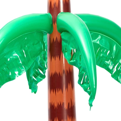 Blue Panda 3 Pack Inflatable Tropical Theme Party Decorations Palm Tree, Pool Floats Toys, For Hawaiian Tropical Birthday Party Supplies, 35 In 3 Blue Panda 3 Pack Inflatable Tropical Theme Party Decorations Palm Tree, Pool Floats Toys, For Hawaiian Tropical Birthday Party Supplies, 35 In - Image 3
