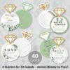 Big Dot Of Happiness Boho Botanical Bride - 4 Games - Who Knows The Bride Best, Bride Or Groom Quiz, What’s In Your Purse And Love - Gamerific Bundle