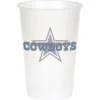 NFL 20oz 24ct Dallas Cowboys Football Reusable Cups