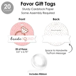 Big Dot Of Happiness Bride Squad - Rose Gold Bridal Shower Or Bachelorette Party Favors And Cupcake Kit - Fabulous Favor Party Pack - 100 Pieces -Anagram Shop GUEST a6aa670d 1823 4379 bf5a f4ef32dd3f64