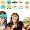 Big Dot Of Happiness Still Got Class Glasses - Paper Card Stock High School Reunion Party Photo Booth Props Kit - 10 Count