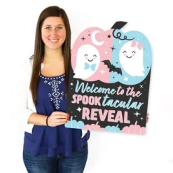 Big Dot Of Happiness Boo-y Or Ghoul - Party Decorations - Halloween Gender Reveal Party Welcome Yard Sign -Anagram Shop GUEST a85a7127 0cd6 4be4 a705 01e11d5d93e9