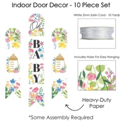 Big Dot Of Happiness Wildflowers Baby - Hanging Vertical Paper Door Banners - Boho Floral Baby Shower Wall Decoration Kit - Indoor Door Decor 9 Big Dot Of Happiness Wildflowers Baby - Hanging Vertical Paper Door Banners - Boho Floral Baby Shower Wall Decoration Kit - Indoor Door Decor -Anagram Shop GUEST a87661e2 1229 4a39 ab80 09c490da534c