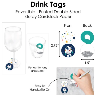 Big Dot Of Happiness Blast Off To Outer Space - Rocket Ship Baby Shower Or Birthday Party Paper Charger & Table Decorations Chargerific Kit For 8 4 Big Dot Of Happiness Blast Off To Outer Space - Rocket Ship Baby Shower Or Birthday Party Paper Charger & Table Decorations Chargerific Kit For 8 - Image 4