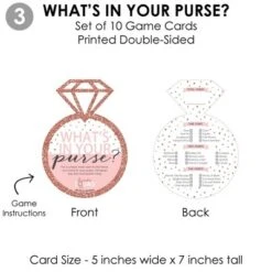 Big Dot Of Happiness Bride Squad - 4 Rose Gold Bridal Shower Or Bachelorette Party Games - 10 Cards Each - Gamerific Bundle -Anagram Shop GUEST a9a5193e ff5d 4914 bf65 e6712c1566c3