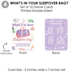 Big Dot Of Happiness Pajama Slumber Party - 4 Girls Sleepover Birthday Party Games - 10 Cards Each - Gamerific Bundle -Anagram Shop GUEST a9f67844 751c 429e a463 eee318a2f803