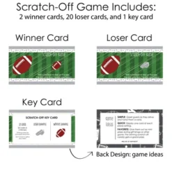 Big Dot Of Happiness End Zone - Football - Baby Shower Or Birthday Party Game Scratch Off Cards - 22 Count -Anagram Shop GUEST aa0e7adc 3fa3 46df 9839 44c175b2984c