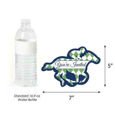 Big Dot Of Happiness Kentucky Horse Derby - Shaped Fill-in Invitations - Horse Race Party Invitation Cards With Envelopes - Set Of 12 3 Big Dot Of Happiness Kentucky Horse Derby - Shaped Fill-in Invitations - Horse Race Party Invitation Cards With Envelopes - Set Of 12 - Image 3