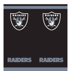 NFL 3ct Las Vegas Raiders Football Reusable Tablecloth