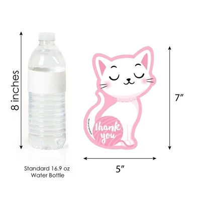 Big Dot Of Happiness Purr-fect Kitty Cat - Shaped Thank You Cards - Kitten Baby Shower Birthday Party Thank You Note Cards With Envelopes - Set Of 12 4 Big Dot Of Happiness Purr-fect Kitty Cat - Shaped Thank You Cards - Kitten Baby Shower Birthday Party Thank You Note Cards With Envelopes - Set Of 12 - Image 4