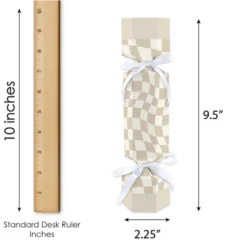 Big Dot Of Happiness Tan Checkered Party - No Snap Party Table Favors - DIY Cracker Boxes - Set Of 12 -Anagram Shop GUEST ad2d5190 825b 4859 b74b 199eae9df465