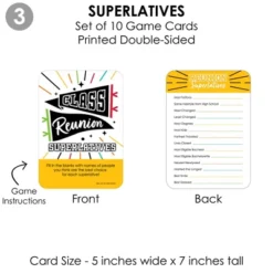 Big Dot Of Happiness Still Got Class - 4 High School Reunion Party Games - 10 Cards Each - Gamerific Bundle -Anagram Shop GUEST ad408409 5eab 44f5 9815 44ce1d7b4192