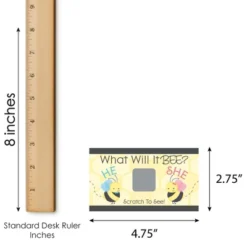 Big Dot Of Happiness Girl Bee Gender Reveal - What Will It Bee Gender Reveal Scratch Off Cards - Baby Shower Game - 22 Count -Anagram Shop GUEST ad788bea 09ef 4223 adcf b1f12db713d2