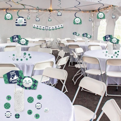 Big Dot Of Happiness Par-Tee Time - Golf - Birthday Or Retirement Party Supplies Decoration Kit - Decor Galore Party Pack - 51 Pieces 2 Big Dot Of Happiness Par-Tee Time - Golf - Birthday Or Retirement Party Supplies Decoration Kit - Decor Galore Party Pack - 51 Pieces - Image 2