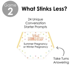 Big Dot Of Happiness Baby Neutral - Baby Shower Conversation Starter - 2-in-1 Dirty Diaper Game - Set Of 24 -Anagram Shop GUEST ae295648 81b2 4d8d a1b2 0e697aeb7981