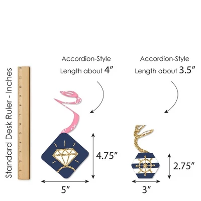 Big Dot Of Happiness Last Sail Before The Veil - Nautical Bachelorette And Bridal Shower Hanging Decor - Party Decoration Swirls - Set Of 40 6 Big Dot Of Happiness Last Sail Before The Veil - Nautical Bachelorette And Bridal Shower Hanging Decor - Party Decoration Swirls - Set Of 40 - Image 6