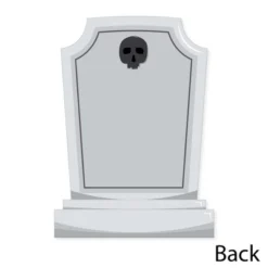 Big Dot Of Happiness Graveyard Tombstones - Shaped Thank You Cards - Halloween Party Thank You Note Cards With Envelopes - Set Of 12 -Anagram Shop GUEST aefe29ab 1fad 4744 848c f9d873a1696c