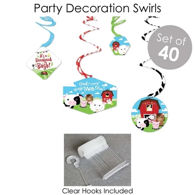 Big Dot Of Happiness Farm Animals - Barnyard Baby Shower Or Birthday Party Supplies - Banner Decoration Kit - Fundle Bundle 3 Big Dot Of Happiness Farm Animals - Barnyard Baby Shower Or Birthday Party Supplies - Banner Decoration Kit - Fundle Bundle - Image 3