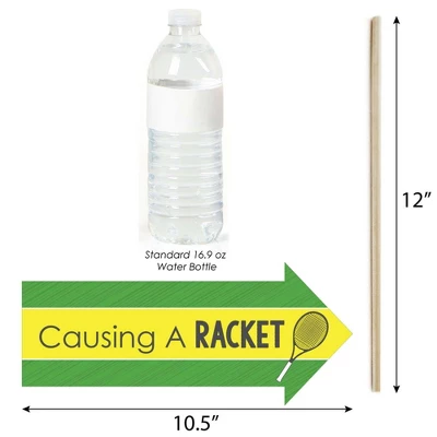 Big Dot Of Happiness Funny You Got Served - Tennis - Baby Shower Or Tennis Ball Birthday Party Photo Booth Props Kit - 10 Piece 2 Big Dot Of Happiness Funny You Got Served - Tennis - Baby Shower Or Tennis Ball Birthday Party Photo Booth Props Kit - 10 Piece - Image 2