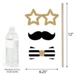 Big Dot Of Happiness Mrs. And Mrs. - Gold - Lesbian Wedding Photo Booth Props Kit - 20 Count -Anagram Shop GUEST afb76396 a10f 4fde aec2 ac3ffab1f457