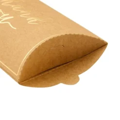 Sparkle And Bash 100 Pack Kraft Thank You Boxes For Favors With Gold Foil, Bulk Gift Wrap For Party Supplies, 5.2 X 3.2 In -Anagram Shop GUEST b03ea6f2 84c0 4836 b7db 0c39ee178f39